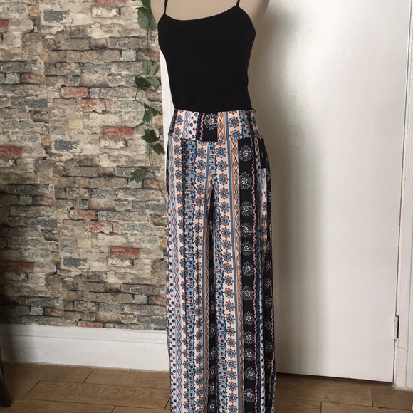 Shosho 🛍️ Capri Pants Blue & Pink  Sz Various - Picture 6 of 12